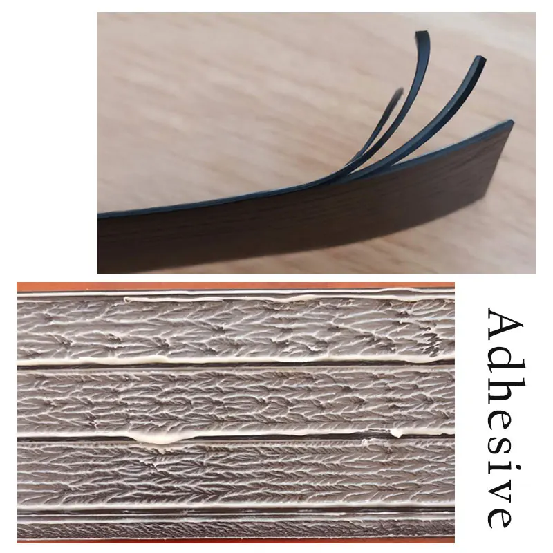 10M Home Gap Saver Hot Melt PVC Furniture Edge Strip Protector Tape Veneer Sheets Adhesive Wood Surface Edging Decor
