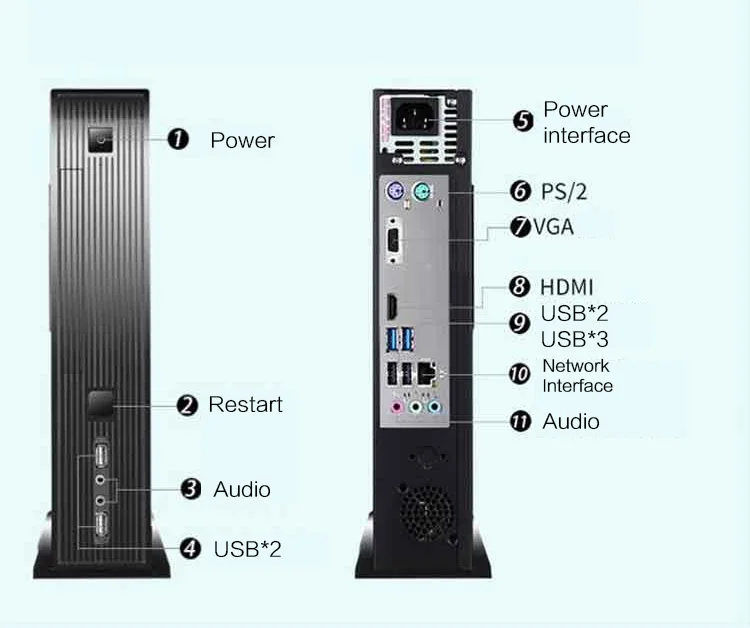 IPASON мини-компьютеры intel J3160 четырехъядерный 240G SSD 8G памяти домашний офис бизнес закупки мини настольный ПК