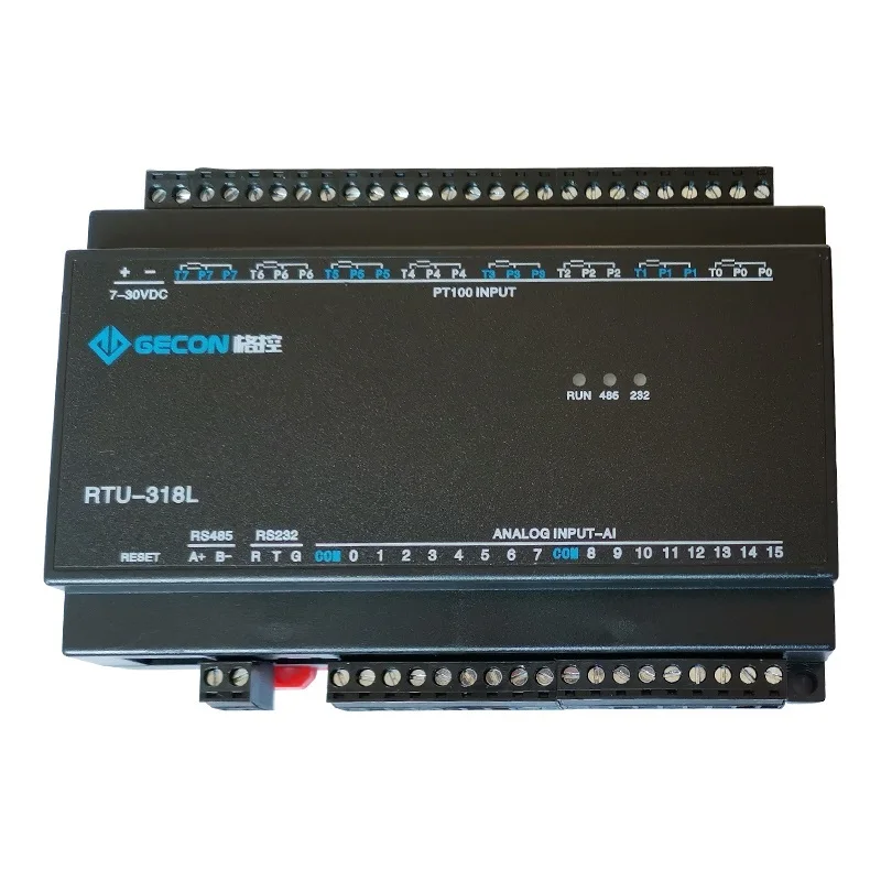 8-channel PT100 temperature acquisition 16-channel analog input Modbus RTU combination module RS485 | Обустройство дома