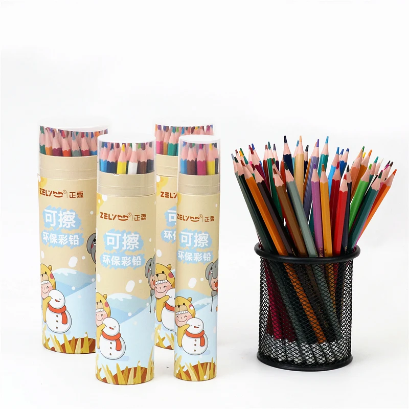 Lapis à crayon en bois HB avec gomme pour étudiants et enfants, Lapiz de  dessin et d'écriture pour l'école, fournitures d'écriture scolaire, 12  pièces/lot - AliExpress