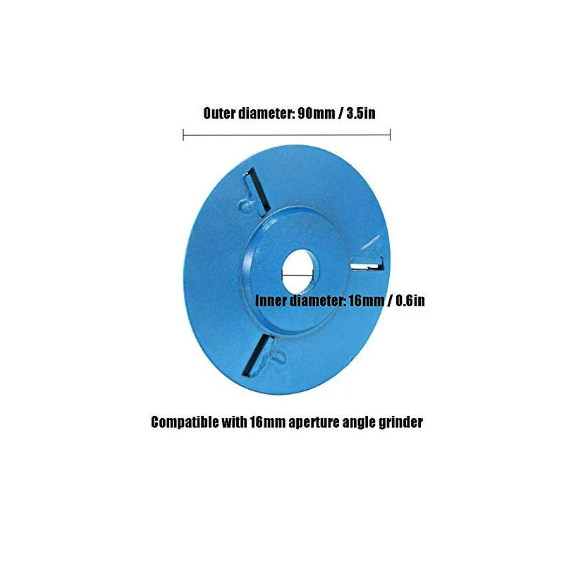 Три/шесть зуба bladeSculpting toolTea лоток резьба по дереву диаметр 90 мм Диаметр 16 mmAngle шлифовальный станок аксессуары Прямая поставка