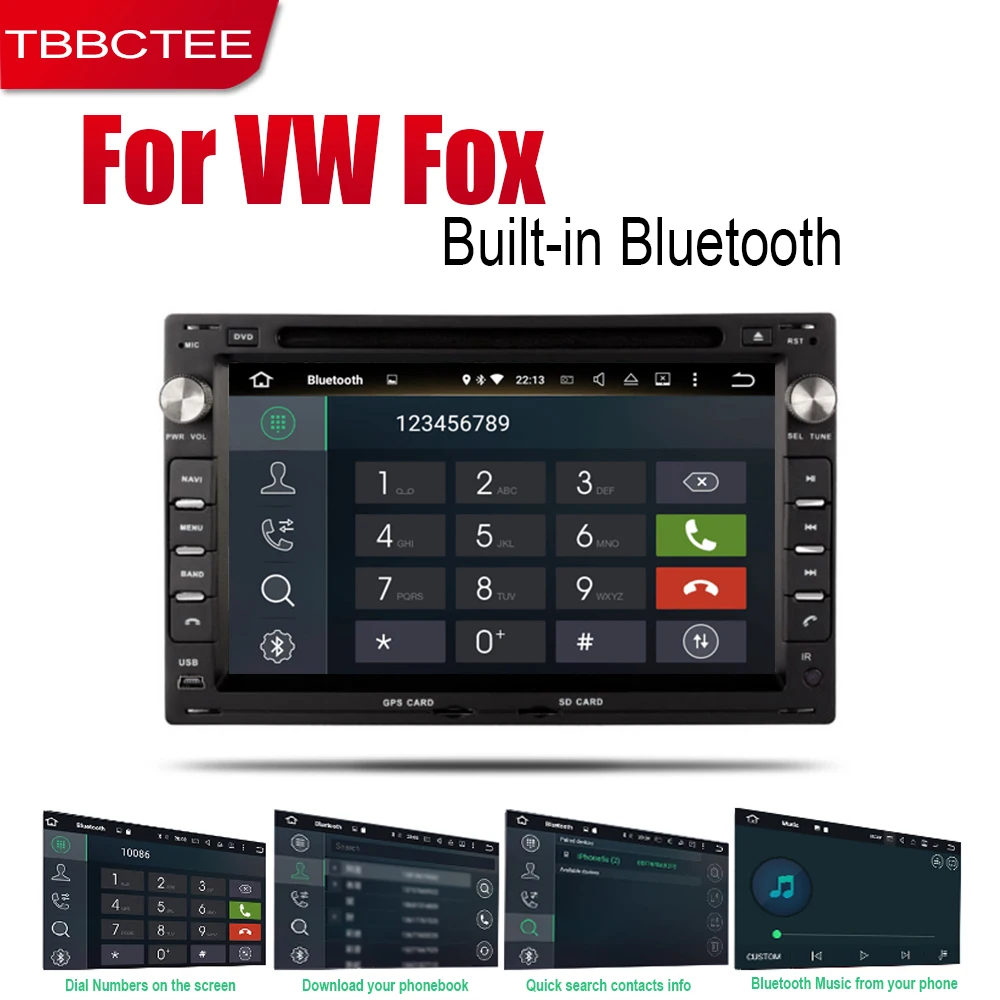 TBBCTEE Android автомобильное радио стерео gps навигация для Volkswagen VW Fox 2003~ 2011 Bluetooth wifi 2din автомобильное радио стерео Мультимедиа
