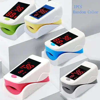 

Digital Display Finger Oximeter Fingertip Blood Pulse Medical Heart Rate Monitor Fingertip Pulse Oximeter Portable Random