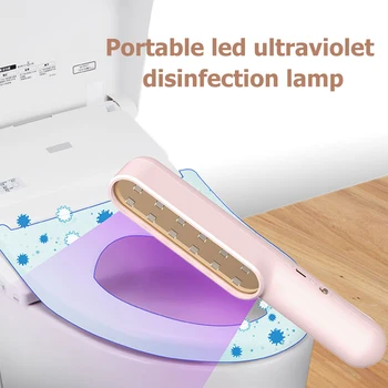 

UV Disinfection Lamp LED Handheld Germicidal Sterilizer Light Type-C Rechargeable Disinfection Lamp For Home Ultraviolet Light