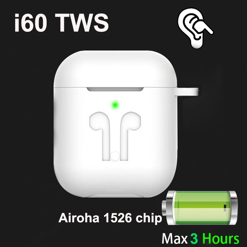 

Original i60 TWS Pop up Window Separate use Wireless Earphone Wireless Charger Bluetooth Earphones Earbuds PK i30 i100 i200 TWS