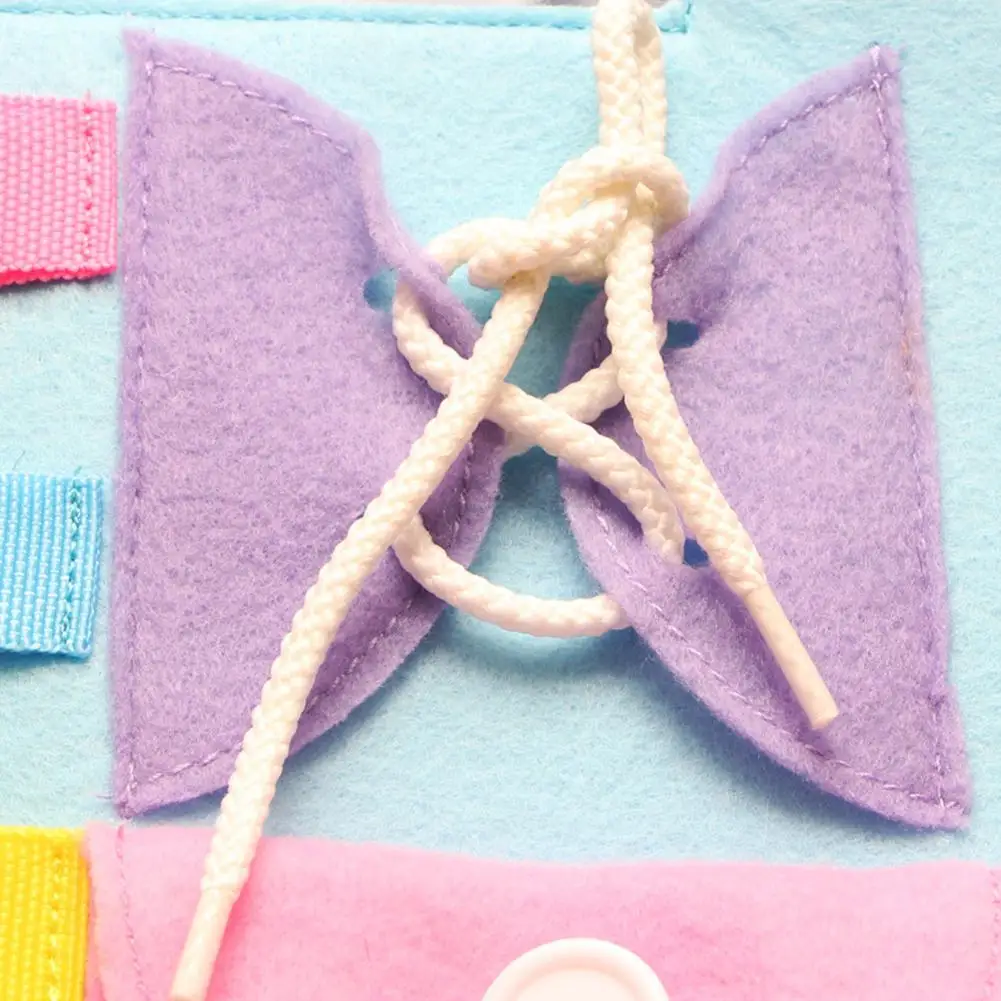  Baby Early Education Toys Basic Life Skills Dress Teaching Board Zip Button Lace Up Montessori Baby - 4000252113156