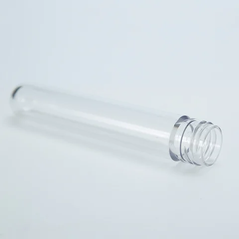 114cm Plastic Test Tubes Empty Mini Jar Metal Screw Cap Small Bottles Spice Storage Jar Containers Vial Test Tube Shoelace