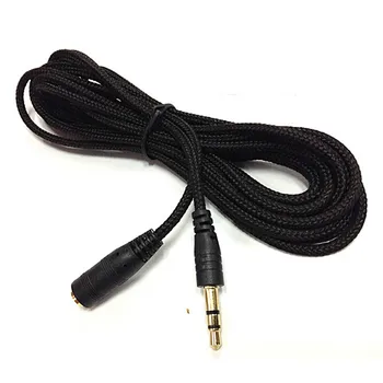 

5meters 16Ft Headphone Extension Cable 3.5mm Jack Male to Female AUX Cable M/F Audio Stereo Extender Cord Earphone Cloth Cable