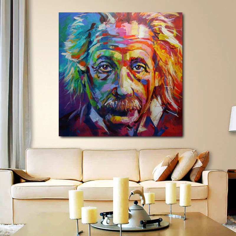 

Portrait Oil Painting on Canvas Posters and Prints Cuadros Wall Art Pictures For Living Room Frameless