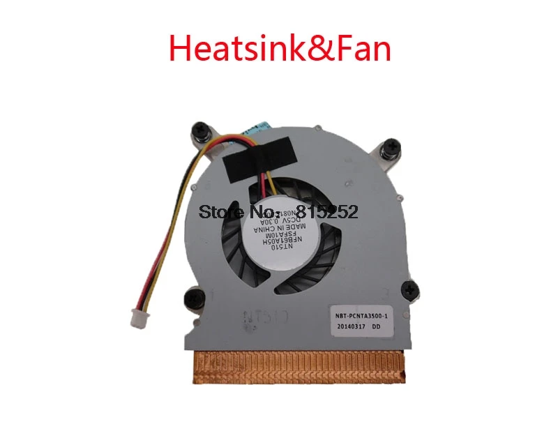Heatsink Fan Ноутбук радиатор и вентилятор для Foxconn NT510 NFB61A05H FSFA10M NBT-PCNT510-1 NBT-PCNTA3500-1 DC5V 0.3A и вентилятор процессора - Цвет: Heatsink Fan