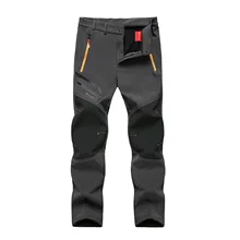 

NEW Men Oversized Plus size Winter Softshell Fleece Outdoor Pants Trekking Fish Camp Climb Hiking Ski Warm Travel Trousers Free
