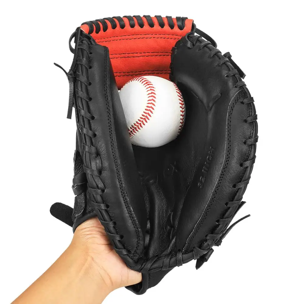 WEILFYONK Baseball Gloves - PU Leather Infield Throwing Gloves For Kids & Adults