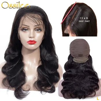 

Ossilee Body Wave 13x4/13x6 Lace Front Wig Brazilian Human Hair Wigs for Women Remy Hair Lace Front Human Hair Wigs 150 Density