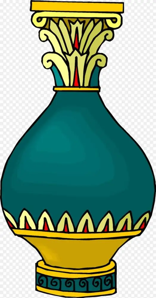 花瓶画线艺术剪贴画花瓶