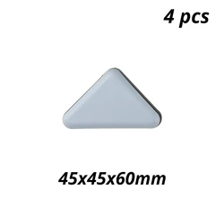 Rubber Anti-Vibration Chair and Table Leg Protectors - Durable, Wear-Resistant, Mute Pads (45x45x60mm 4pcs)