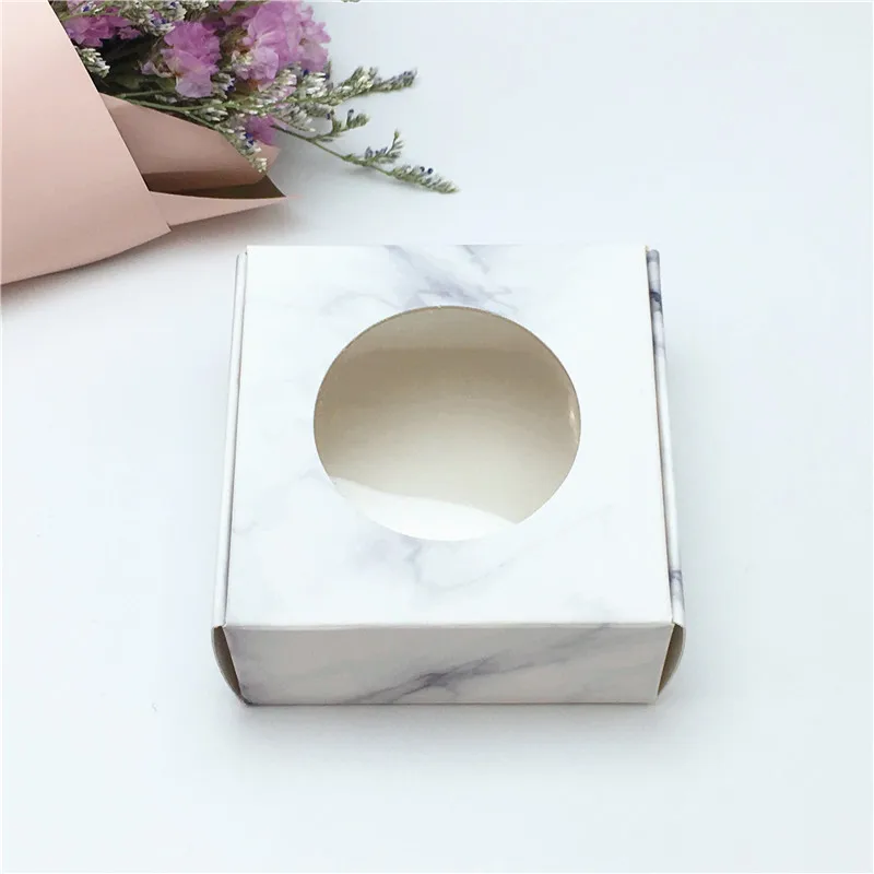 5pcs Transparent PVC Window Soap Boxes Kraft Paper Box Jewelry Gift Packaging Box Wedding Favors Candy Box - Цвет: c27