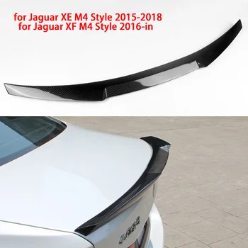 

Carbon Fiber Spoiler for Jaguar XE M4 Style 2015-2018 Car Spoiler Wing for Jaguar XF M4 Style 2016-in Car spoiler Rear Tail Wing