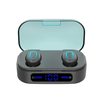 

Portable T20 Wireless Bluetooth 5.0 Earbuds TWS Stereo Noise Reduction Call LED Display Mini Earphones With Charging Case EM88
