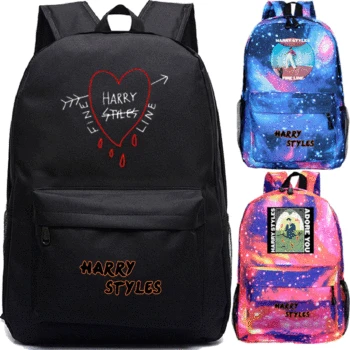 

Harry Styles Backpack Boys Girls School Shoulder Back to School Gift for Children Students Daily Rucksack Travel Backpack
