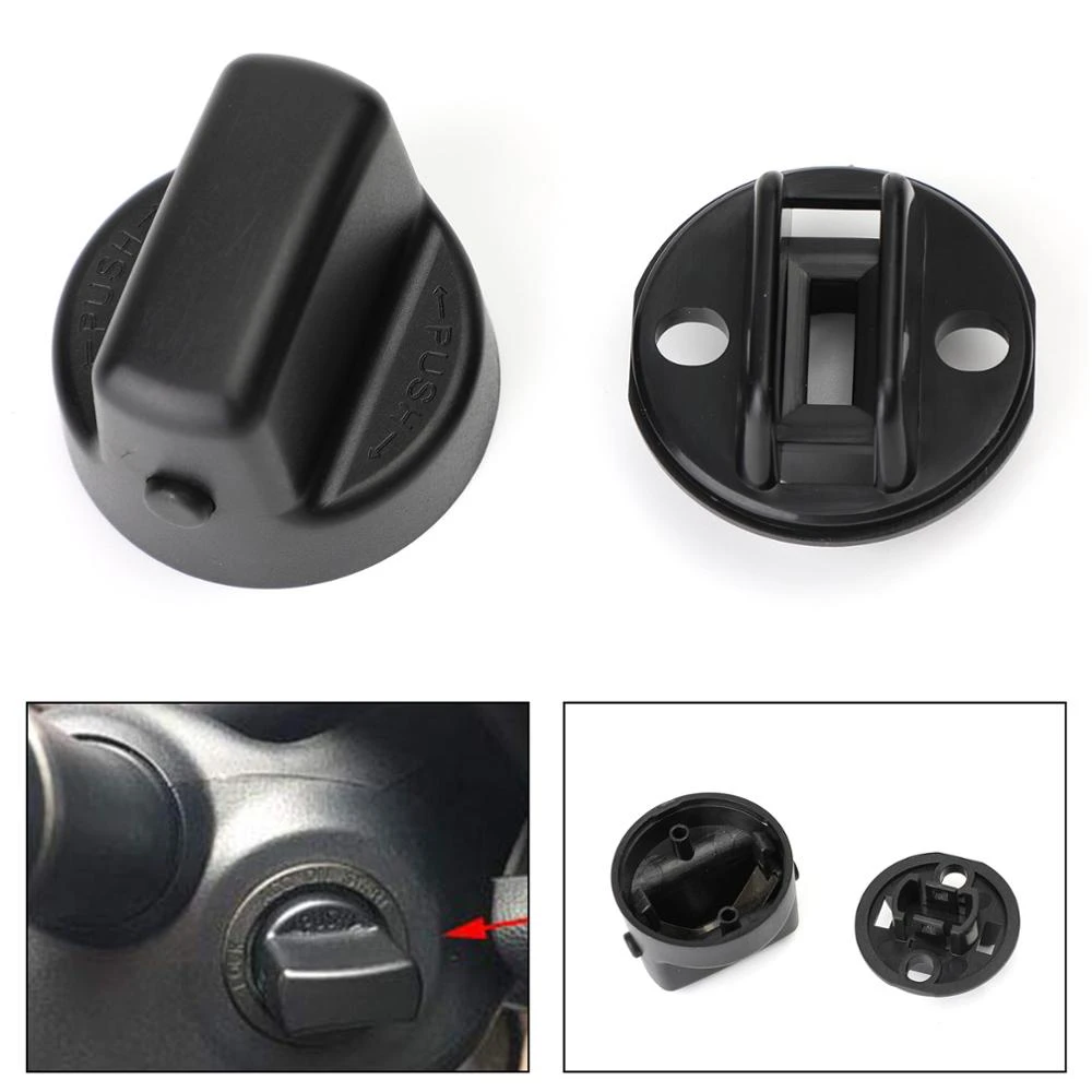 ZeeKee Ignition Key Push Turn Knob and Ignition Switch Base Fit For Mazda 2007-2015 CX-7 2007-2012 CX-9 2006-2007 Speed 6 