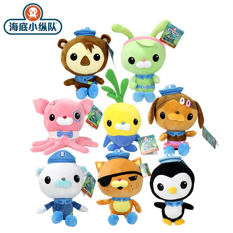 Оригинальные Плюшевые игрушки 13 см/19 см Octonauts Barnacles песо Kwazii Tweak игрушечные животные подарок на день рождения для детей Рождественская игрушка для девочек