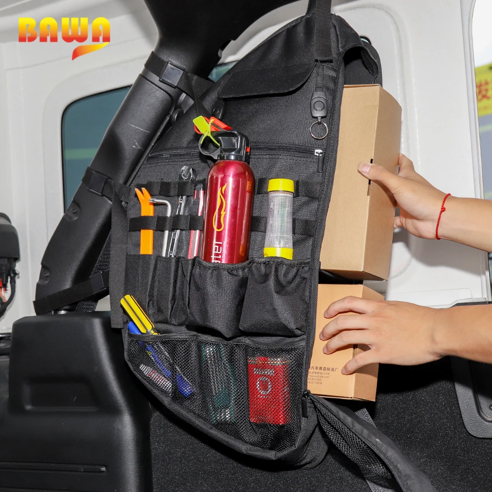 BAWA сумка для багажника для Wrangler JL Боковая дверь анти-ролл сумка для хранения для Jeep Wrangler JL+ запчасти для салона автомобиля