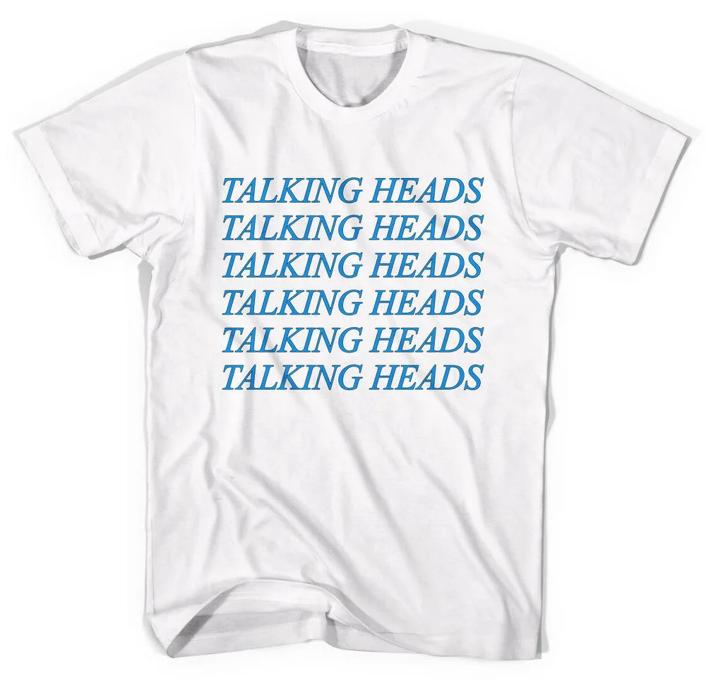 Talking Heads Italic Tribute Vintage Style Fan Unisex T-Shirt All Sizes Cotton Men Women Tops Tee Shirt |