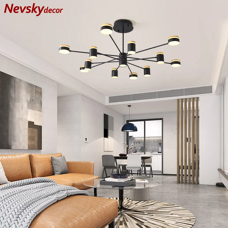 

High power led ceiling lamp bedroom led ceiling chandelier living room pendant lamp dining loft led lighting kitchen fixtures