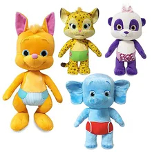 25cm palavra festa brinquedos de pelúcia lulu bailey kip anime plushie panda elefante animais de pelúcia bonecas brinquedo para crianças presentes de aniversário