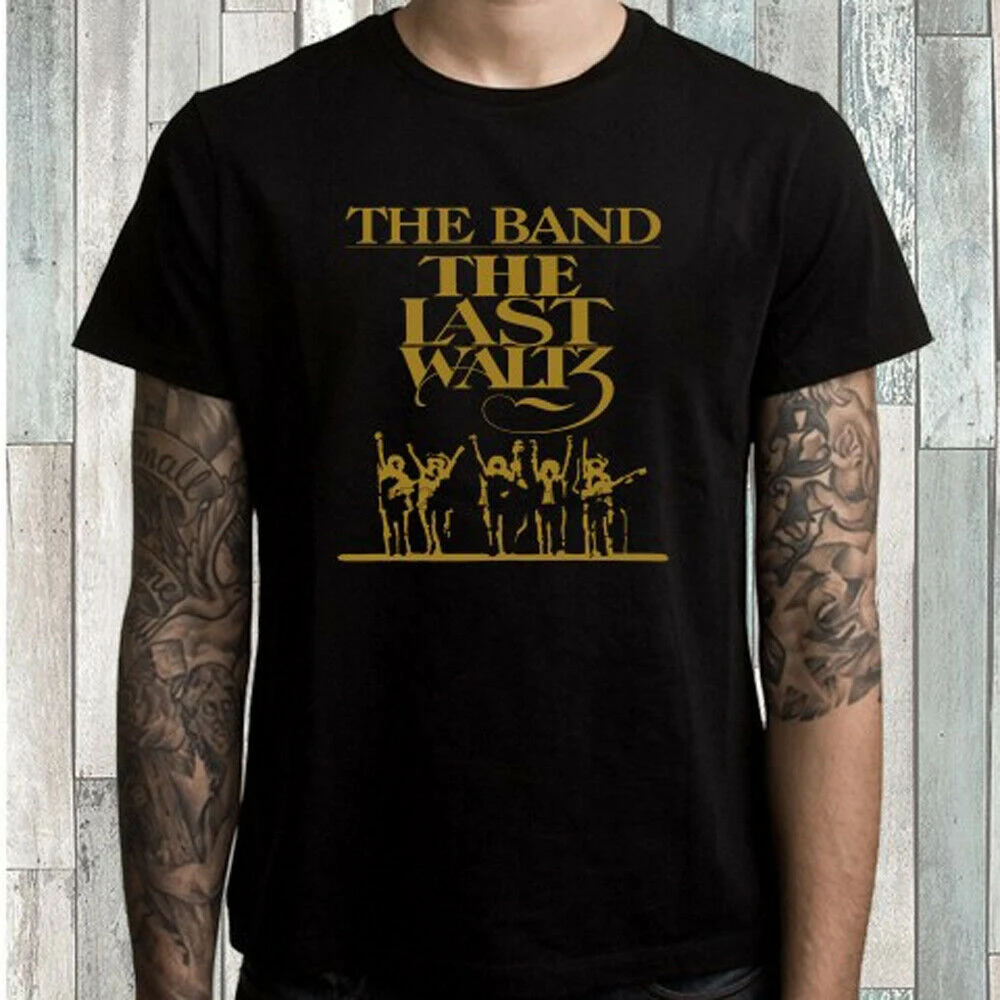 The Band Последний вальс зимняя мужская Черная Футболка размер S до 3XL |