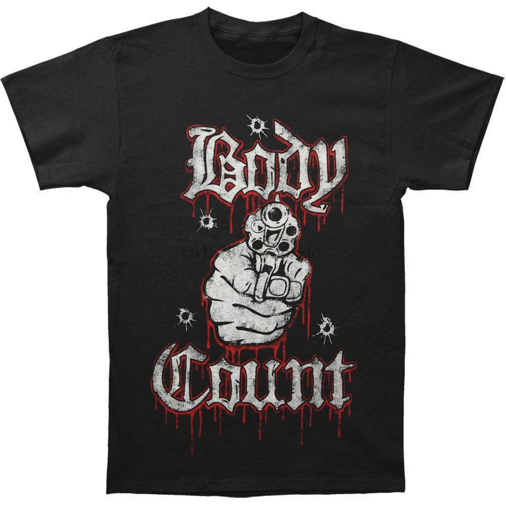 Body Count Men Talk Sh#!T Get Shot T Shirt Black |