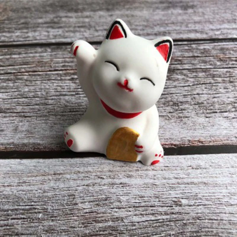 3D Lucky Cat силиконовой формы для выпечки украшения торта DIY помадка плесень кухонные инструменты