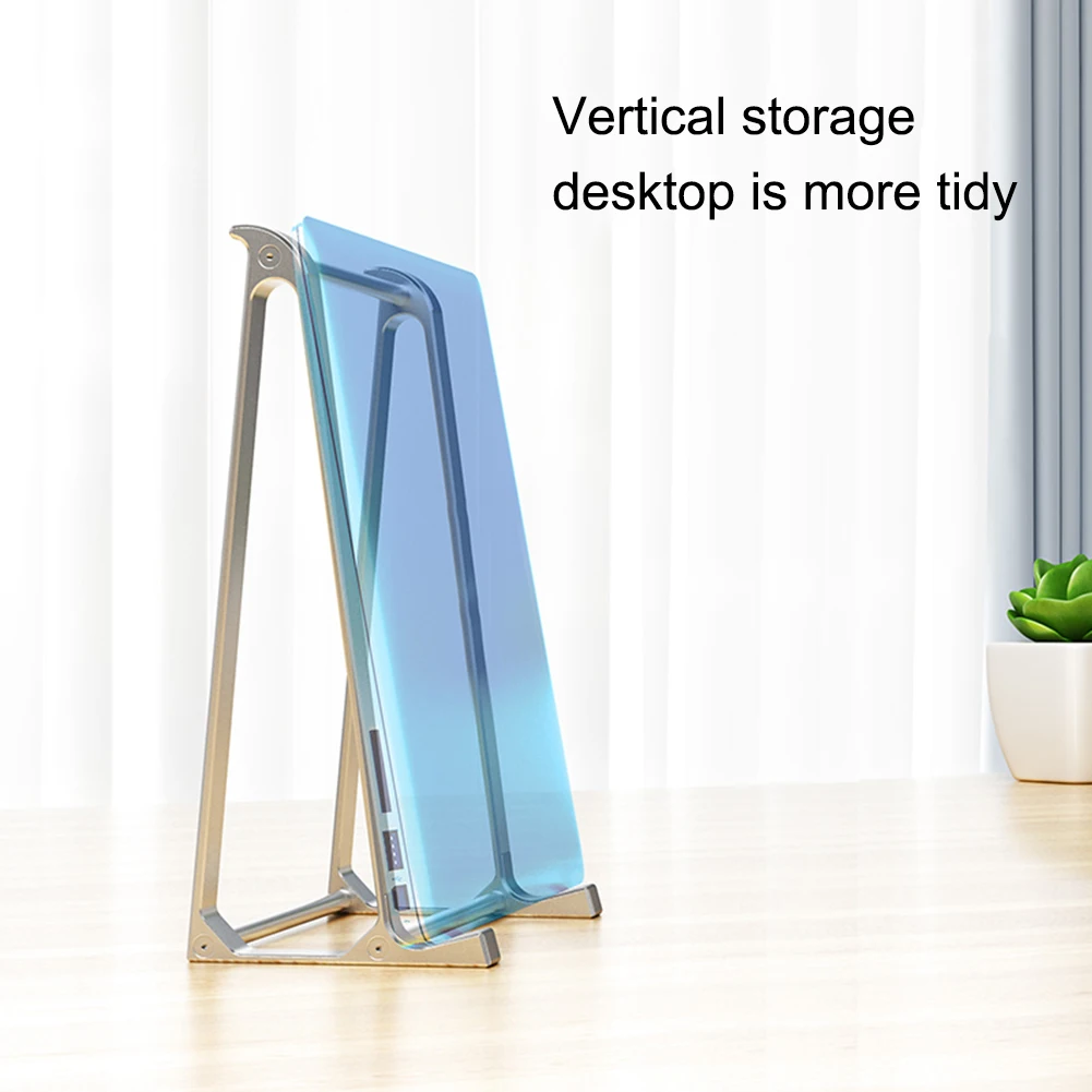  Aluminum Laptop Tablet Stand Portable Stand Tablet Anti-skid Bracket Home Office for MacBook Air Pr
