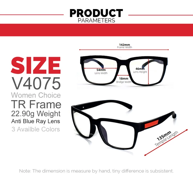 Gafas Retro Matte TR90 para hombre y mujer, lentes cuadradas con bloqueo de luz azul, con marco rojo claro, ordenador de oficina, 2020 5