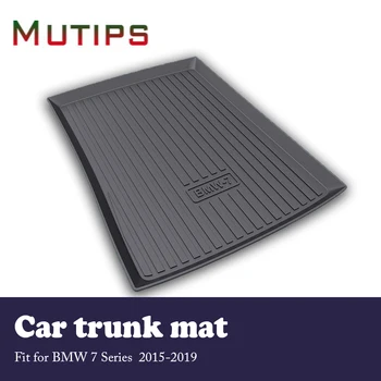

Mutips 1Set Car Cargo rear trunk mat For BMW 7 Series G11 G12 2015 2016 2017 2018 2019 Car-styling Waterproof carpet Accessories