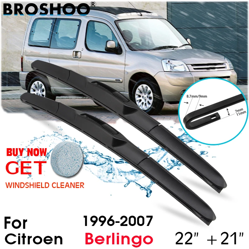 Escobilla de ventana parabrisas limpiaparabrisas hojas accesorios para automóviles para Citroen Berlingo 22 "+ 21" Limpiaparabrisas| - AliExpress