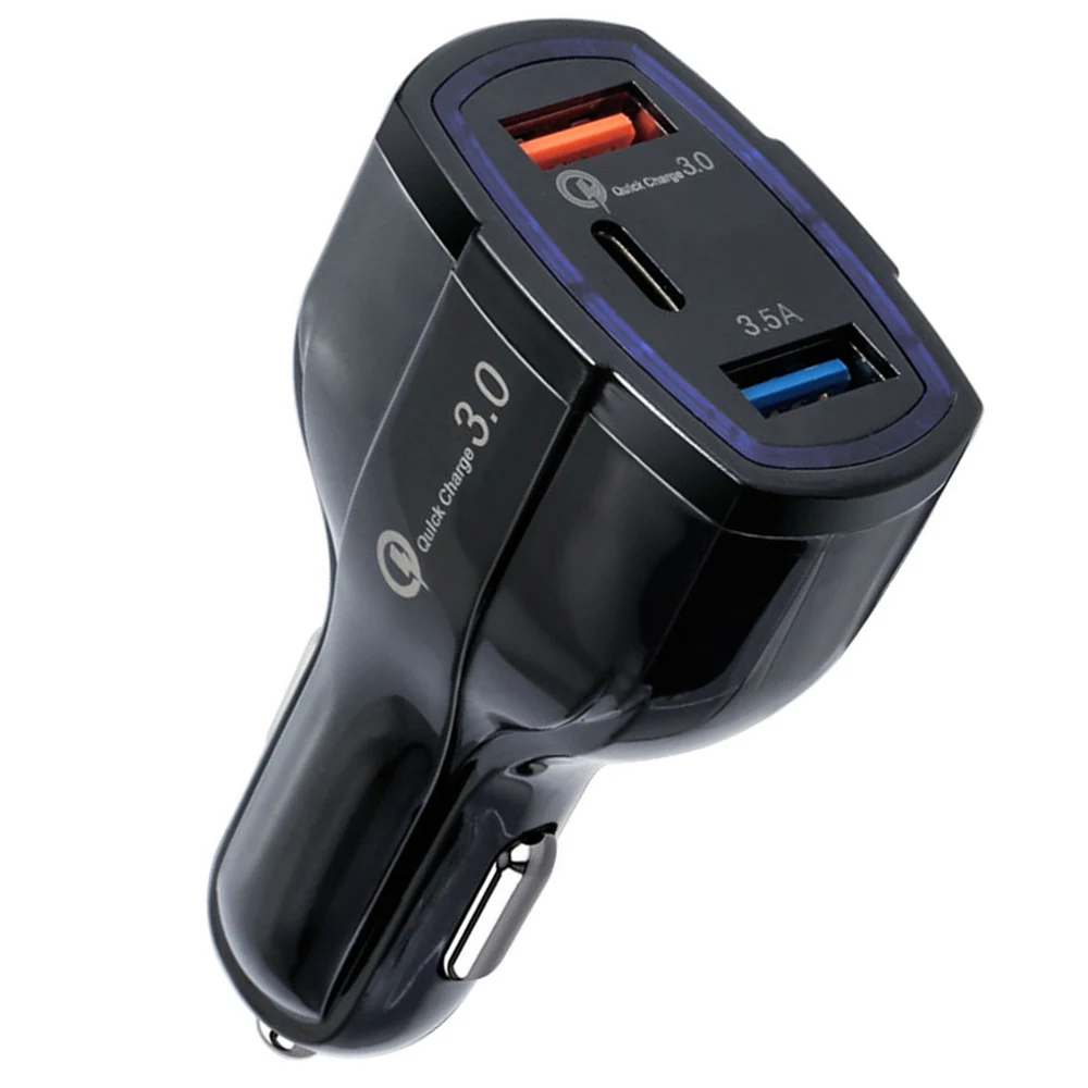 1* QC 3,0 Быстрая зарядка-адаптер с двумя USB Порты и разъёмы быстрая Зарядное устройство 5 V/3.5A аксессуары