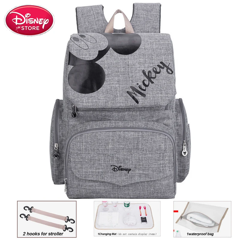 Сумка для подгузников disney, сумка для ухода за подгузниками для беременных, сумка для ухода за ребенком, рюкзак для путешествий, дизайнерские сумки для мам с Микки Маусом