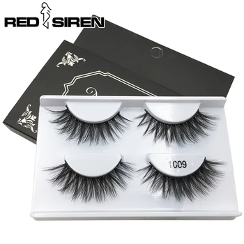 

RED SIREN False Eyelashes Natural Long Crisscross Volume 3D Lashes Handmade Eyelash Vendor Make Up Wholesale Eye Lashes