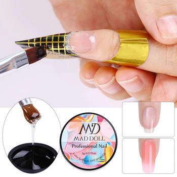 

MAD DOLL Nail Extension Gel Semi-transparent Nail Extend Glue Nail Art UV Building Gel Nail Gel Polish For Nail Forms