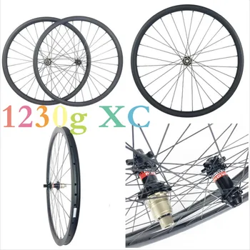 

XC Light weight 1220g MTB Wheelset CX-Ray Spoke Mountain-Bike 700c 29er Tubeless Hookless And DT 350S-Hub 30mm-23.5mm