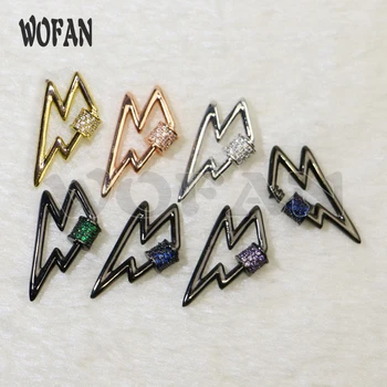 

5 pieces Trendy lightning Lock clasp accessories carabiner jewelry finding fashion jewelry accessories for women 5871