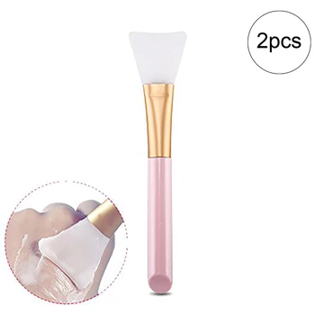 

2PCS Silicone Face Mask Brush Mask Beauty Tool Soft Silicone Facial Mud Mask Applicator Brush Hairless Body Lotion And Body