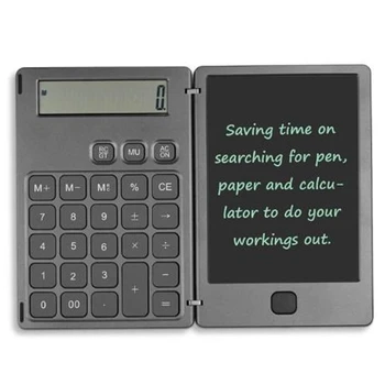 

A+Calculator Writing Pad 2 in 1 LCD Writing Pad New Multifunctional Business Office Record