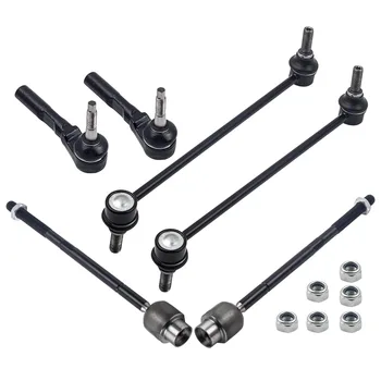 

Front Outer & Inner Tie Rod Ends & Sway Bar End Links Fit for Malibu Maxx G6 Aura