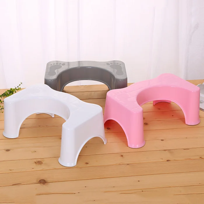 Plastic Stool Bathroom Hand Washing Stepping Footstool Baby Non-slip Toilet Stool THIN889