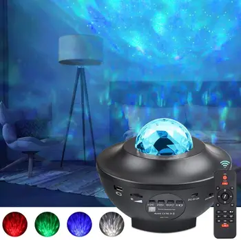 

Colorful Starry Sky Projector Blueteeth USB Voice Control Music Player LED Night Light Romantic Projection Lamp Birthday Gift