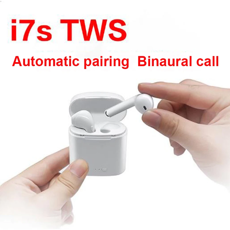 

i7s TWS Mini Wireless Bluetooth Sports Headphones Stereo Earphones with Charging Case Microphone for all mobile phones
