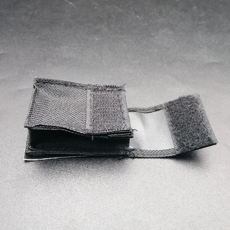 10Pcs Cloth Battery Holder for 9V 6F22 Battery Black