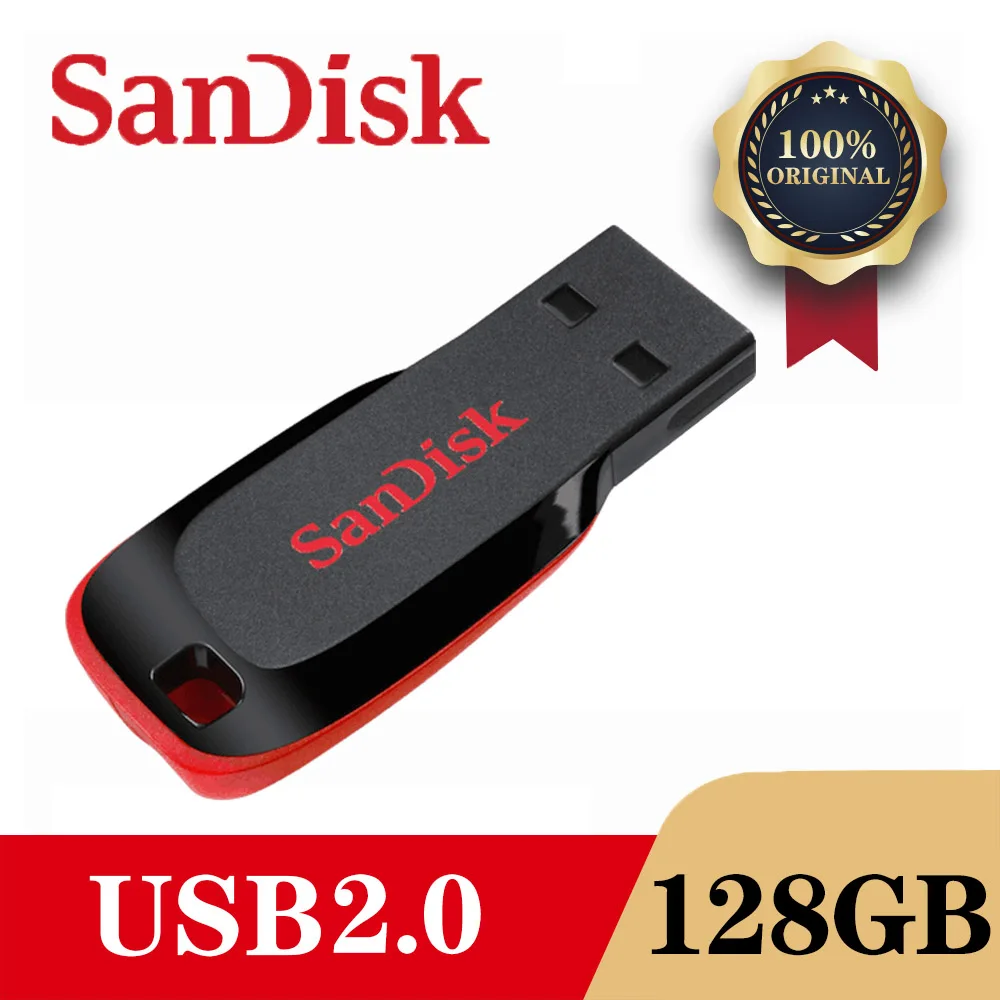 SanDisk USB флеш-накопитель 128 ГБ/64 Гб/32 ГБ/16 ГБ флеш-накопитель Флешка флеш-диск USB 2,0 карта памяти usb диск USB Flash